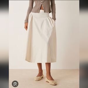 Free People | Cream Skirt